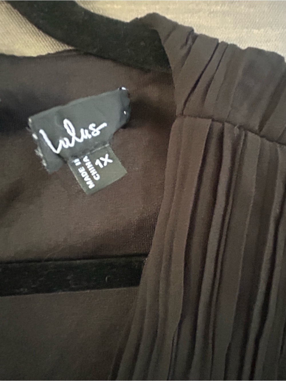 NWOT Lulus Black Pleated V-Neck Sleeveless Maxi Dress - Picture 6 of 10